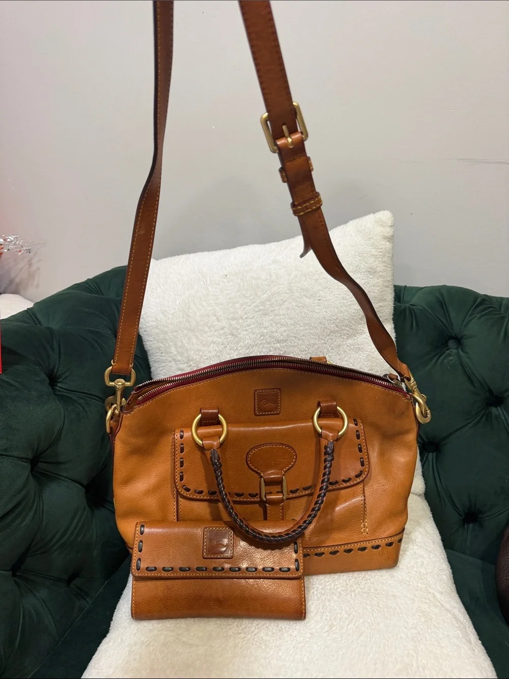 Dooney & Bourke structured leather